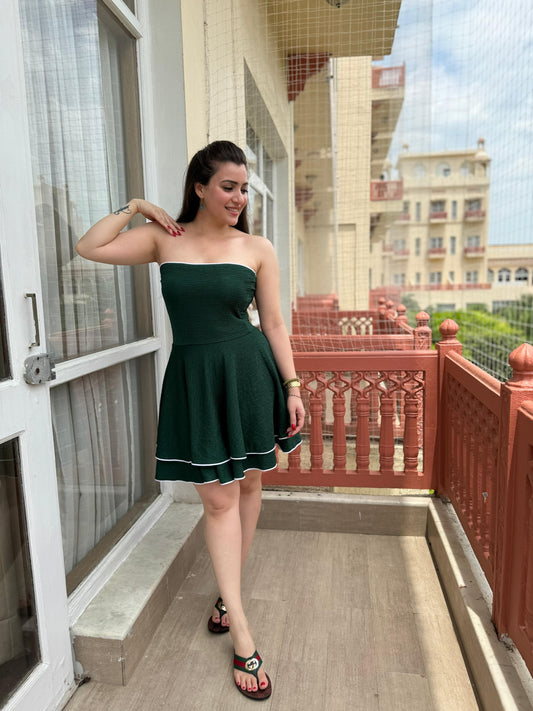 STELLA STRAPLESS MINI DRESS - SAACHA