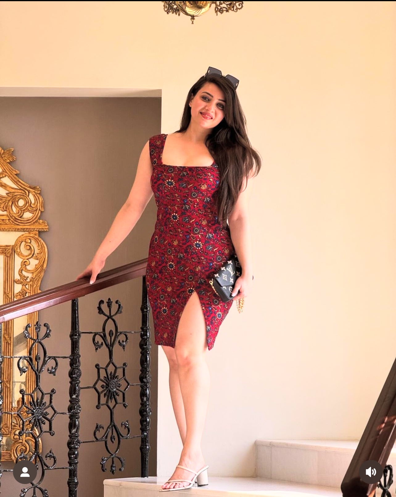 Red dress
