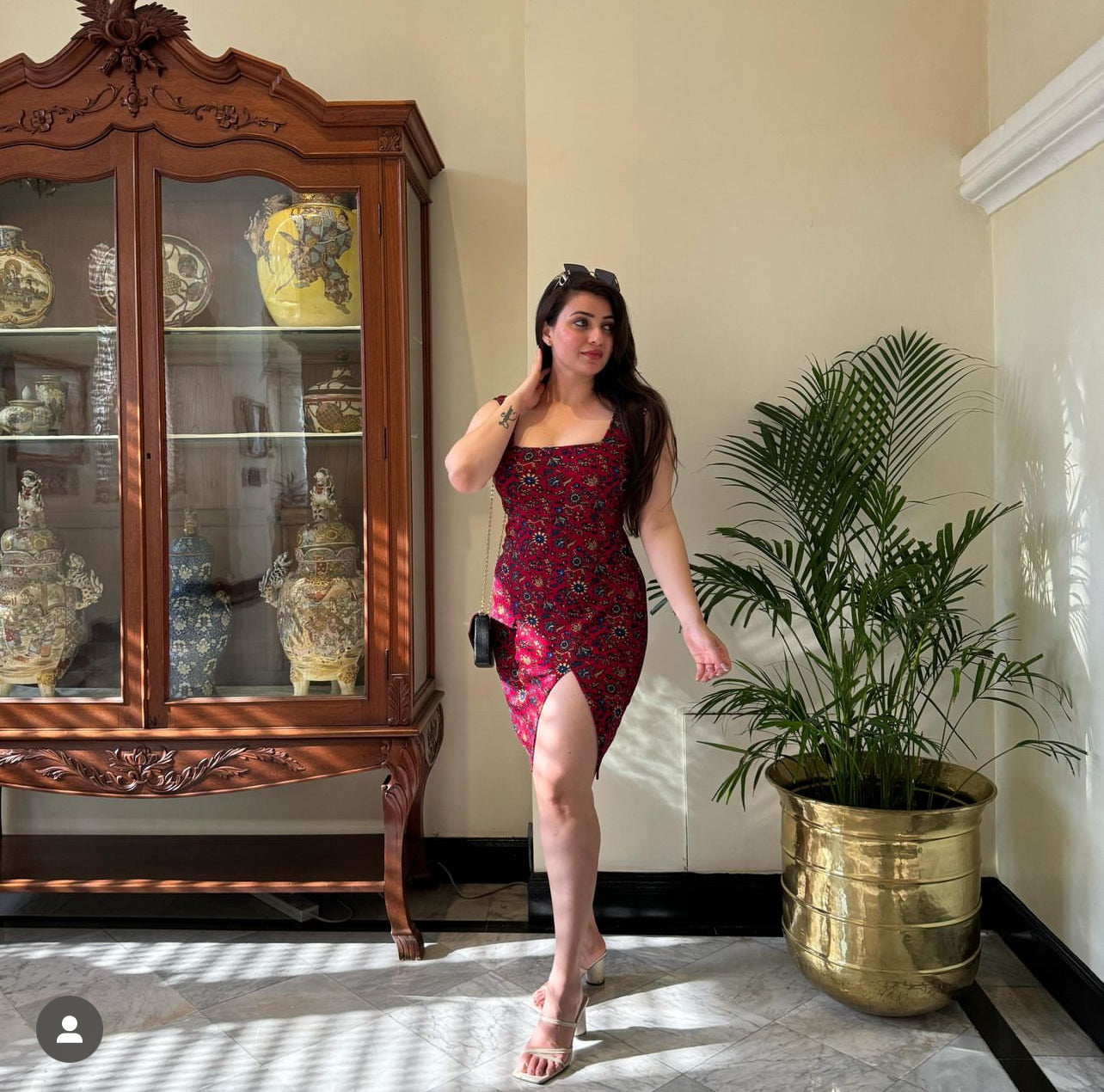 Red dress