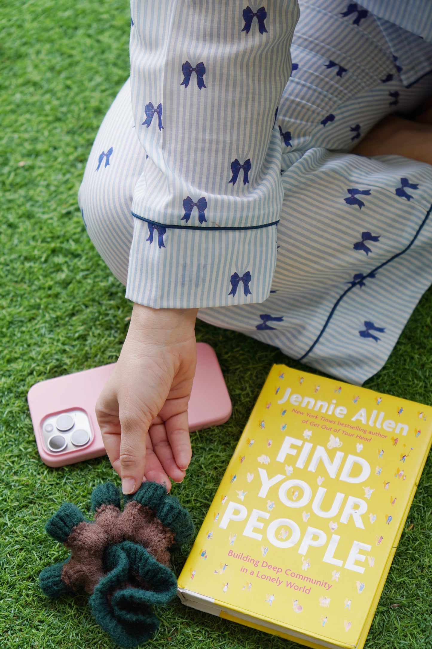 Saacha Blue stripe loungewear