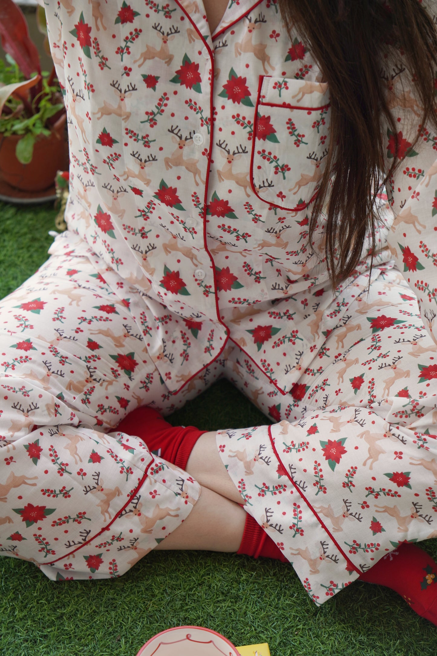 Saacha Red Santa Loungewear