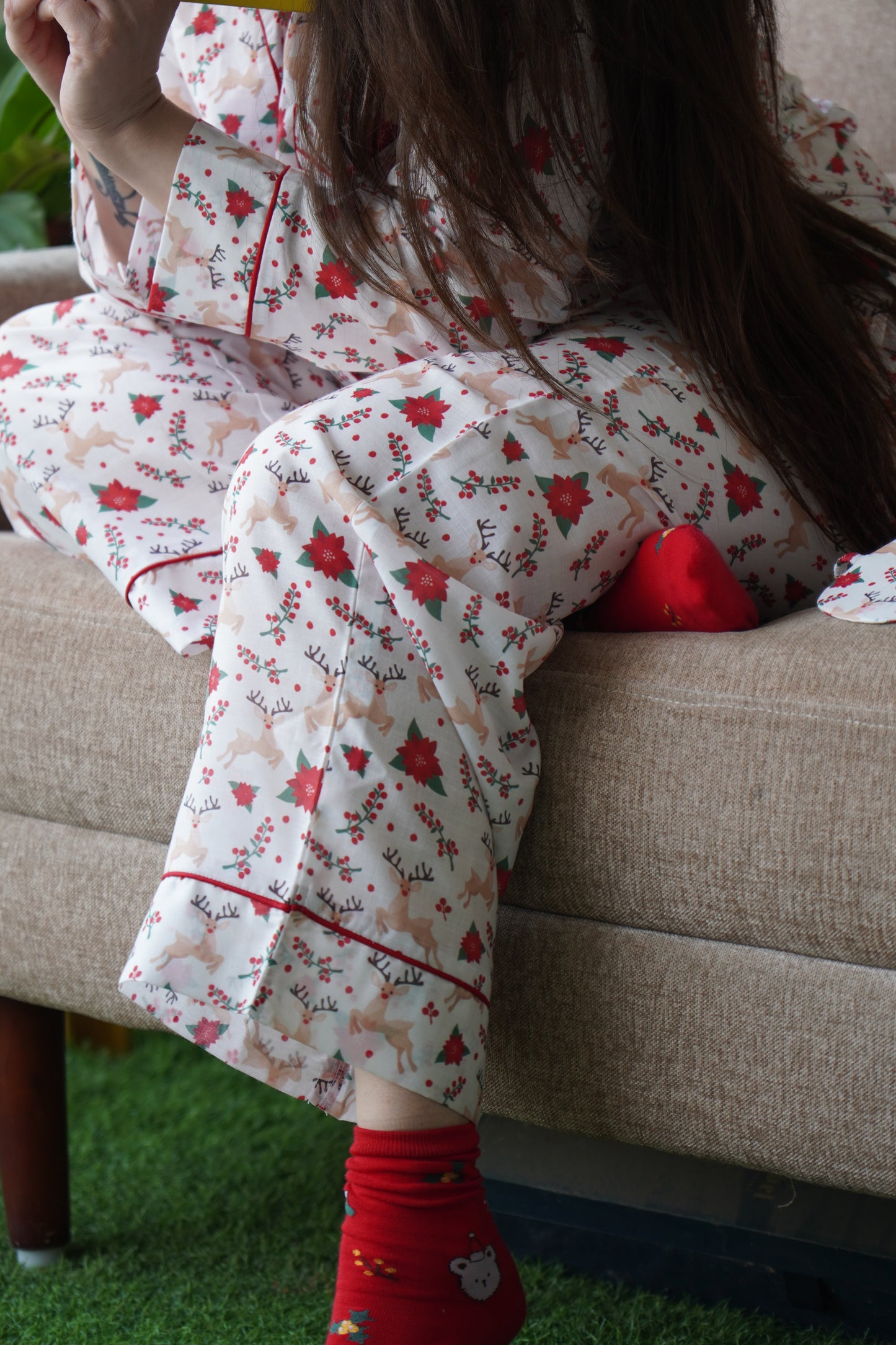 Saacha Red Santa Loungewear