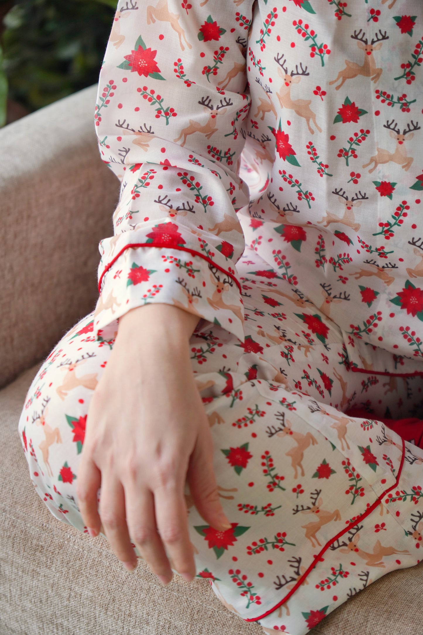 Saacha Red Santa Loungewear