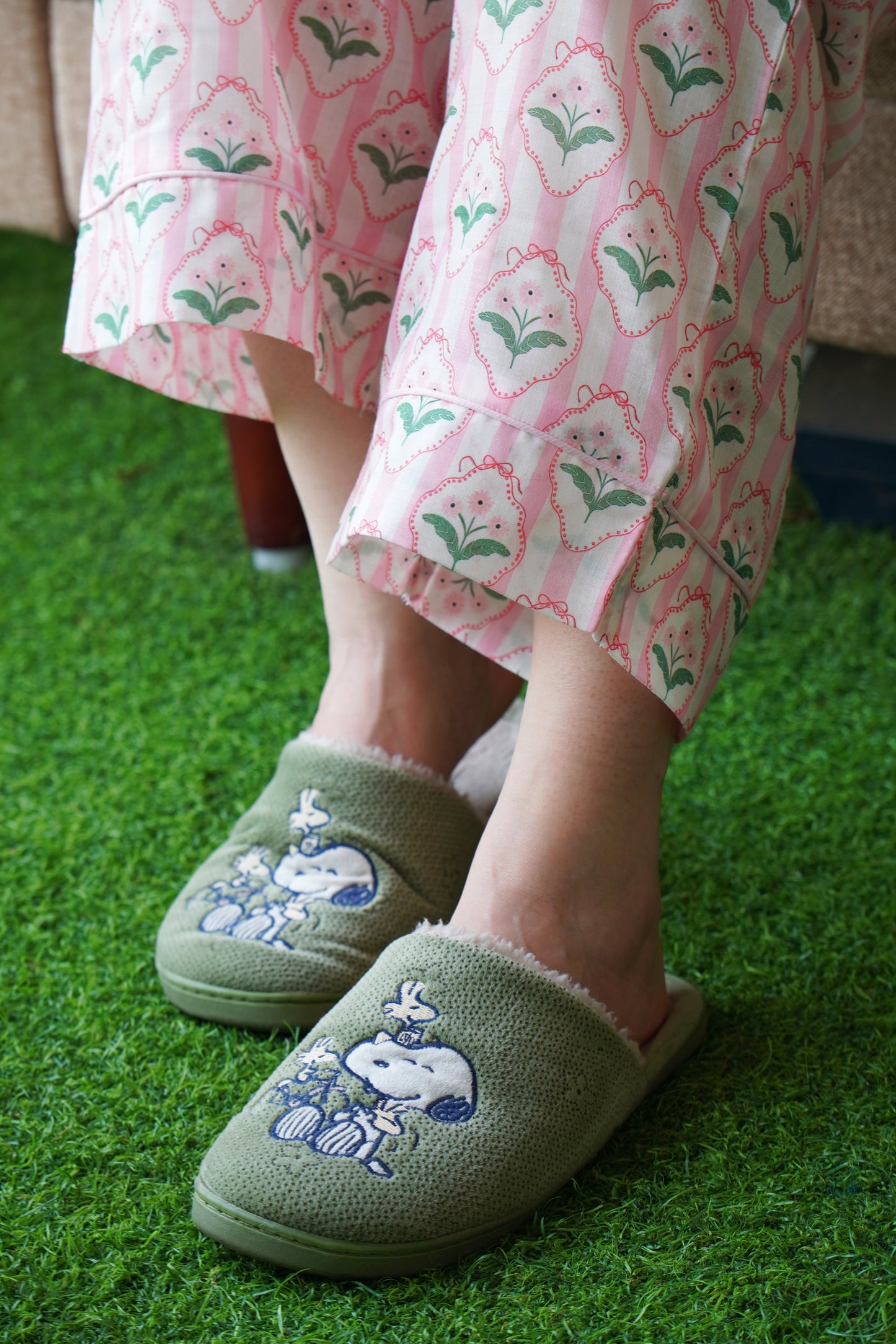 Saacha Pink stripe Loungewear