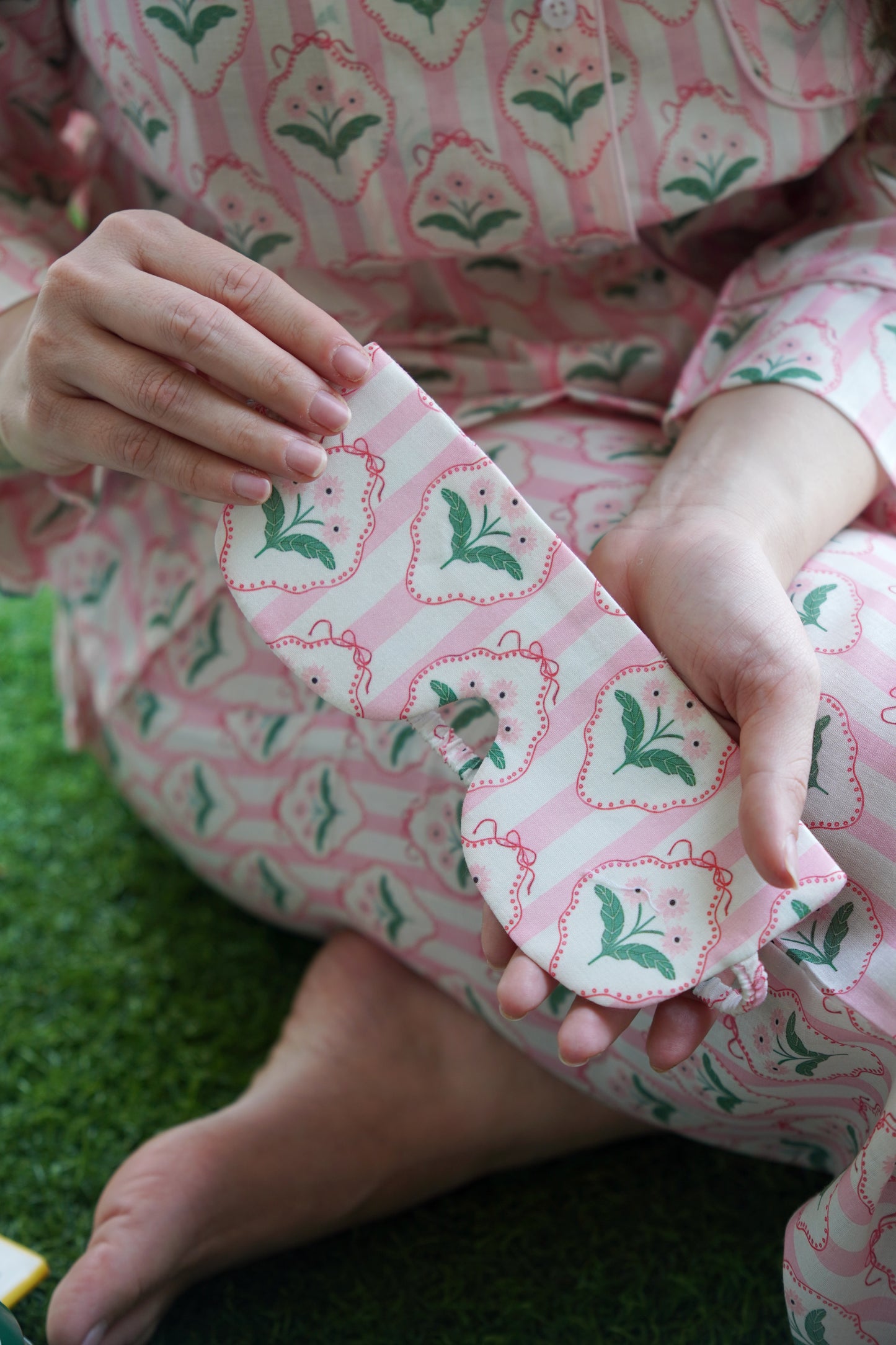 Saacha Pink stripe Loungewear